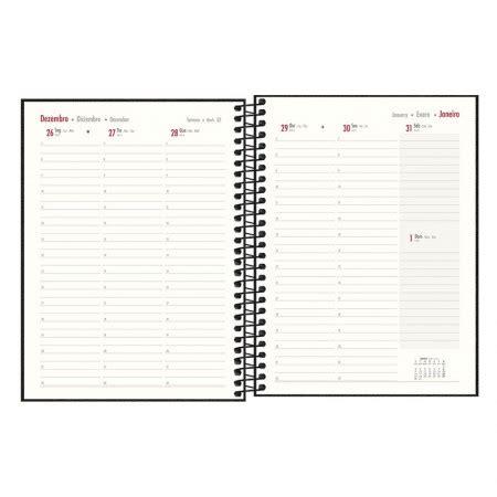 Agenda Planner Executiva Espiral Semanal M7 Cambridge 2023 Tilibra