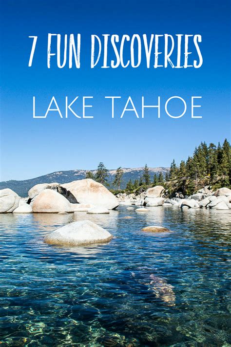 Fun Activities In Lake Tahoe Tahoe South Artofit