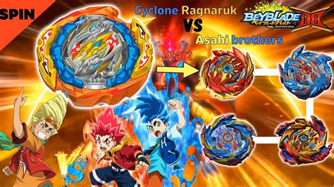 Beyblade Burst Db Cyclone Ragnaruk Vs Helios Hyperion Brothers