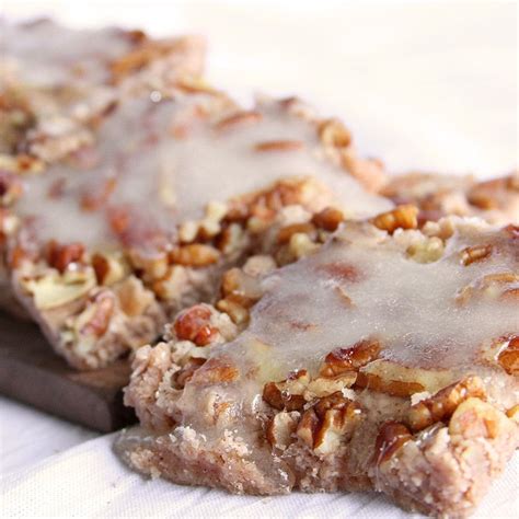 Glazed Cinnamon Bar Cookies As They Bake These Delicious Cookie Bars