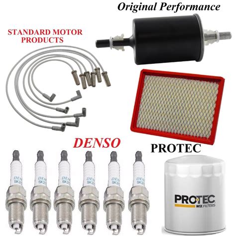 Tune Up Kit Air Oil Fuel Filters Wire Plugs For OLDSMOBILE 88 3 8L