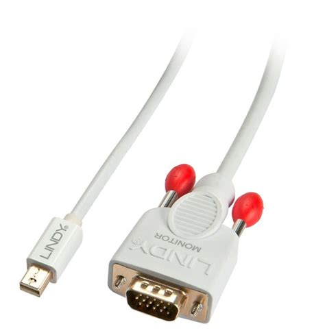 Câble Mini Displayport Vers Vga Blanc 2m Leroy Merlin