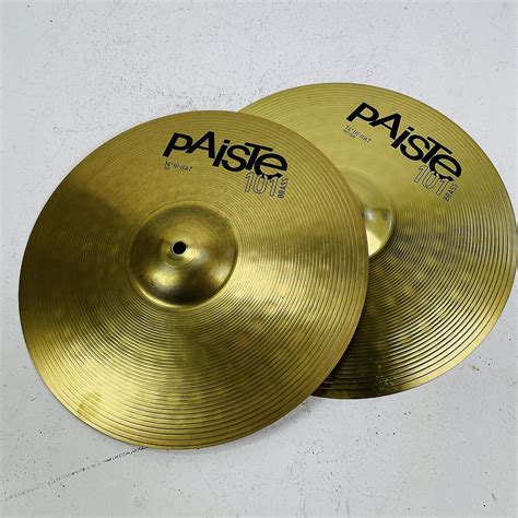 Paiste 14 101 Brass Hi Hat Cymbal Cymbal Top Reverb