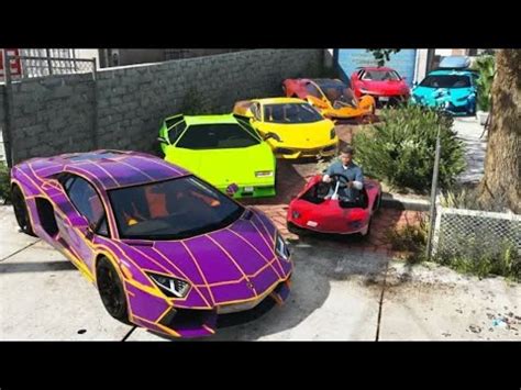 Stealing Luxury Cars In GTA 5 Michael Lamborghini Terzo