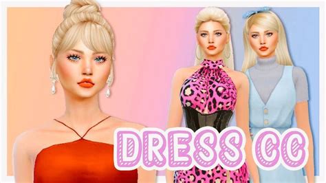 FEMALE DRESS CC FOLDER Sims 4 Create A Sim FEMALE LOOKBOOK FULL CC