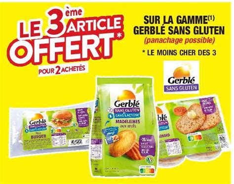 Promo La Gamme Gerbl Sans Gluten Chez Migros France Icatalogue Fr