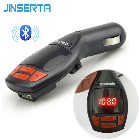 Jinserta Modulador De Transmisor Fm Con Bluetooth Para Coche Kit De