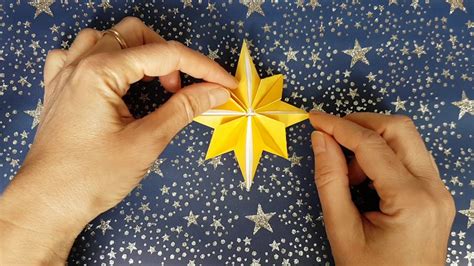 Gwiazda Betlejemska Origami 8 Pointed Origami Star Youtube