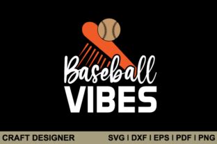 Baseball Vibes Svg Printable Cut File Graphic By Craft Designer