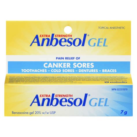 Anbesol Gel Extra Strength 7gm – Roulston's Pharmacy PharmaChoice