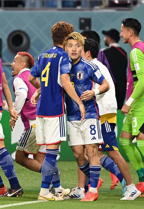 【w杯】堂安律「あそこは俺のコース」2試合連続ゴール「奇跡じゃなく必然」スペイン破り突破 カタール2022写真ニュース 日刊スポーツ