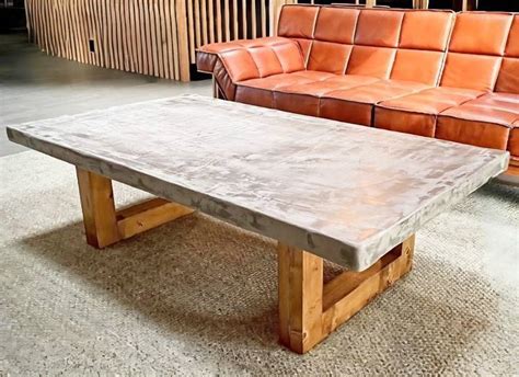 DIY Concrete Coffee Table Step By Step Instructions