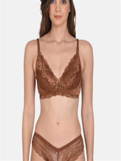 Buy Mod Shy Women Brown Solid Lingerie Set Ms Lingerie Set For Women Myntra