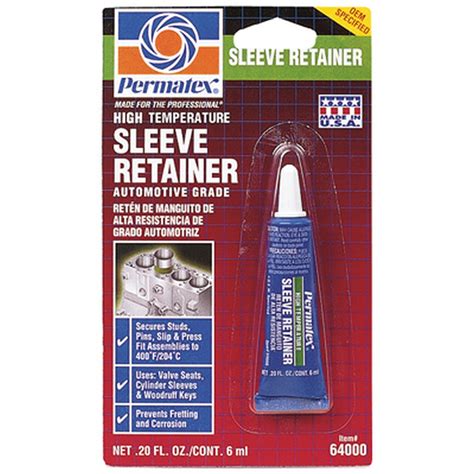 Permatex 64000 High Temperature Sleeve Retainer 6 Ml Tube