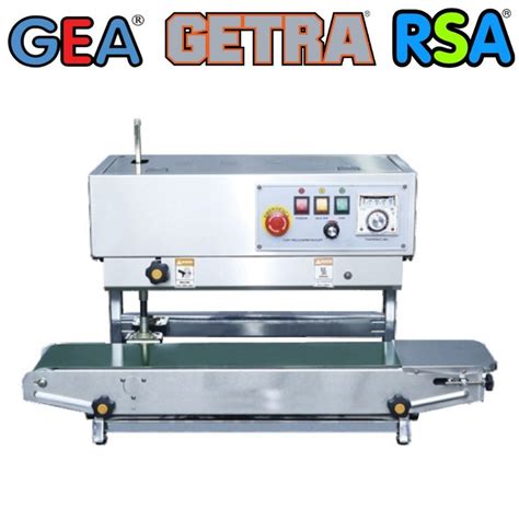 Jual MESIN SEGEL PLASTIK CONTINUOUS BAND SEALER GETRA FR 900V FR 900V