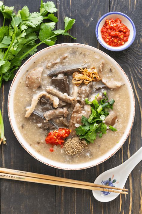 Ch O L Ng Pork Offal Congee Vietnamese Cuisine Vietnamese Recipes