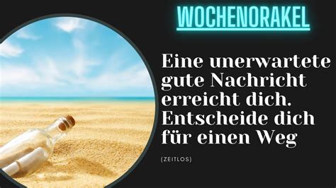 Eine unerwartete positive Nachricht erreicht dich Entscheide dich für