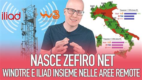 Zefiro Net Iliad E WindTre E Le Loro Frequenze Insieme Per Portare