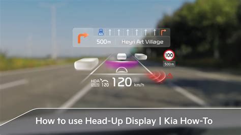 How To Use Head Up Display Kia How To Youtube