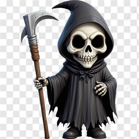 Cute Face Grim Reaper For Halloween Shirt Designs Design Elements