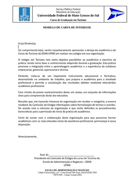Carta De Inten O Pronta Como Fazer Modelos E Exemplos
