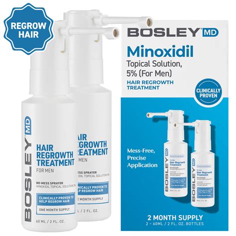 Mens Extra Strength Minoxidil 5 Topical Sprayer 2 Month Supply