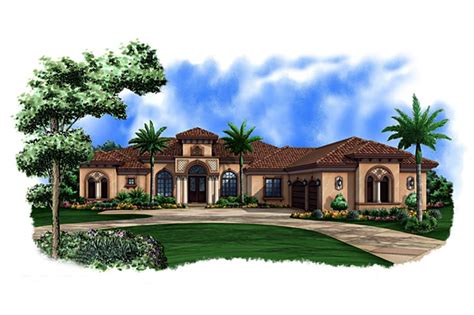 4 Bedrm 4159 Sq Ft Mediterranean House Plan 175 1148