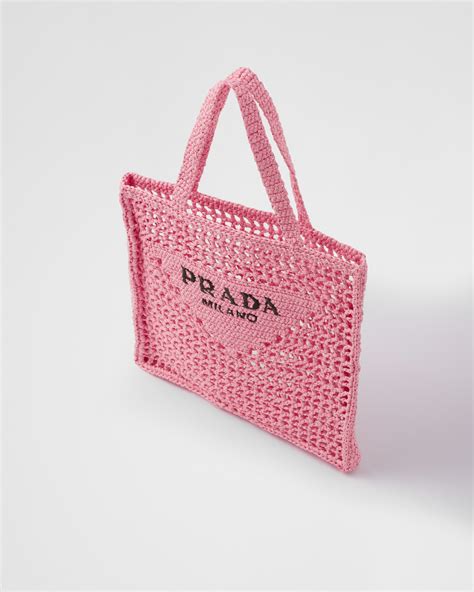 Arriba 39 Imagen Pink Prada Raffia Bag Abzlocal Mx