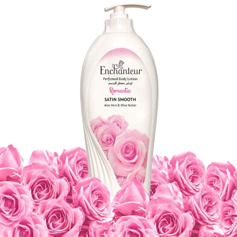 Enchanteur Romantic Satin Smooth Perfumed Body Lotion 500ml Elegance