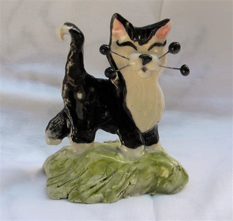 Tuxedo Cat Cake Topper Handmade Products