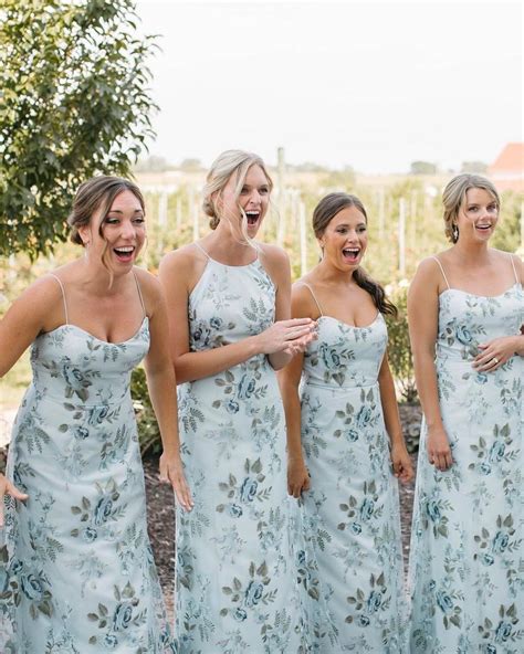 Photos That Will Make You Say Yes To Floral Bridesmaid Dresses