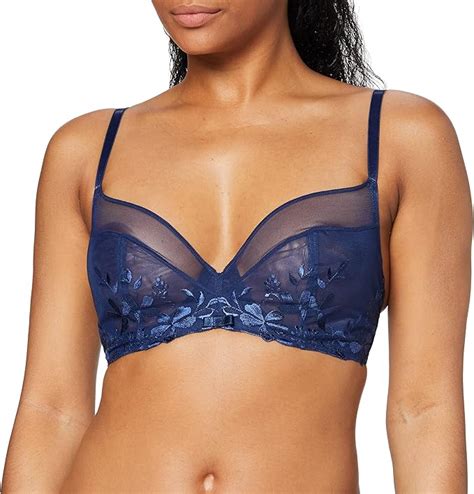 Triumph Womens Sexy Angel Spotlight W02 Non Padded Wired Bra Blue Iced Blue 6843 38c