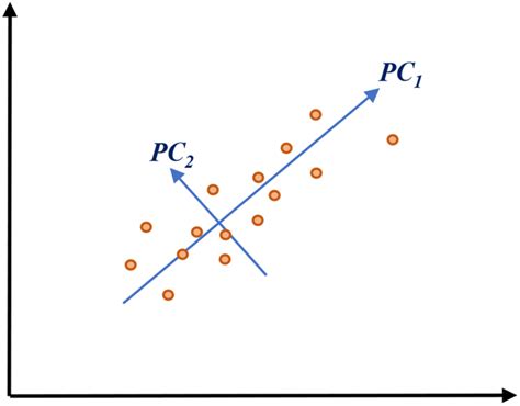 An Example Of Principal Component Analysis Pca For A Two Dimensional