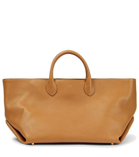 Khaite Amelia Medium Leather Tote Bag Khaite