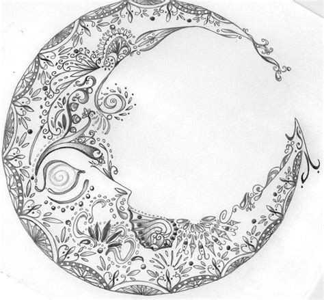 Face Of The Moon Moon Coloring Pages Coloring Book Art Detailed