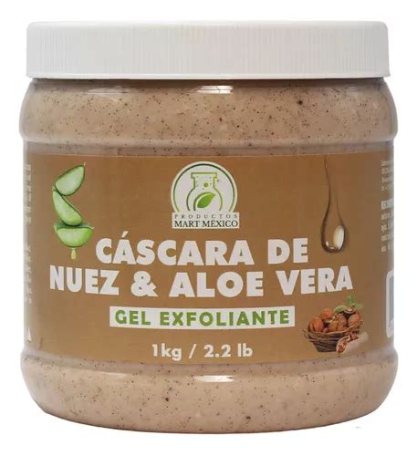 Gel Exfoliante C Scara De Nuez Aloe Vera Kilo Fragancia Natural