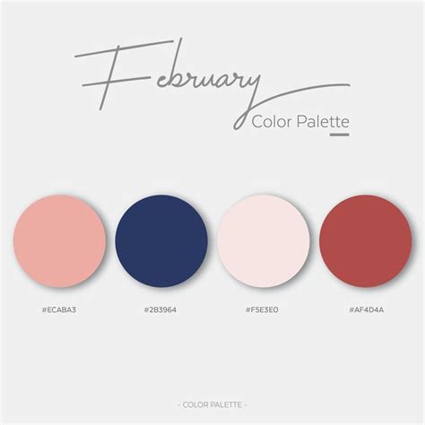 February Color Palette