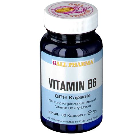 Gall Pharma Vitamin B Mg Gph Kapseln Shop Apotheke