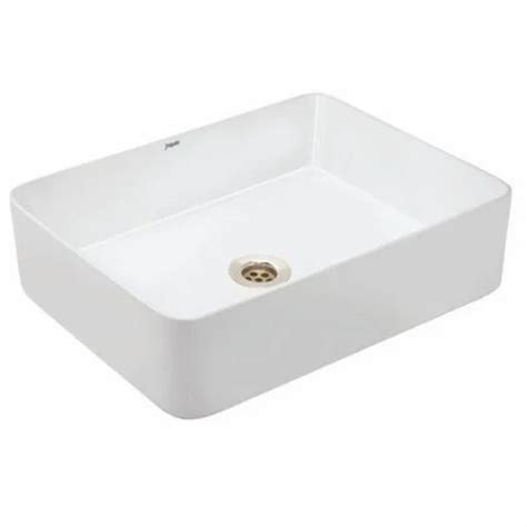 Ceramic Jaquar Jdr Rectangular Thin Rim Table Top Basin At In