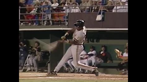 Barry Bonds Home Run Swing Slow Motion 1990 1 2 YouTube