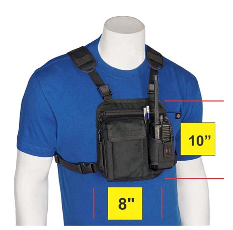 Buy RCH 601 Radio Chest Harness Shoulder Radio Holster Chest Pack With