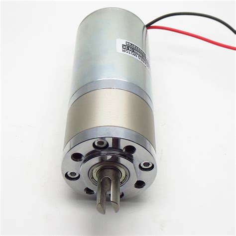 High Torque Low Rpm Mm Volt Dc Motor With Encoder Small Gear