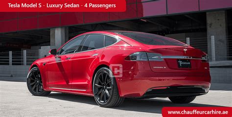 Tesla Model S Chauffeur Car Hire Dubai Rent A Car With Driver