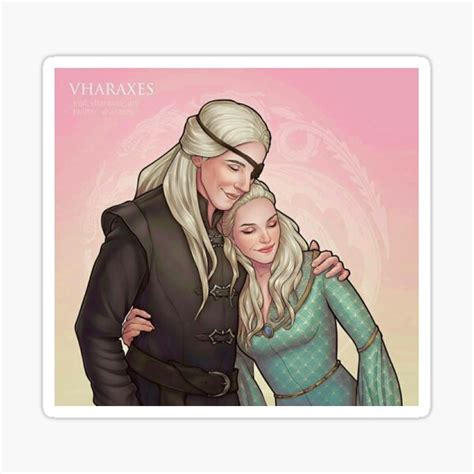 Aemond And Helaena Love Sticker For Sale By BMArtDesign Redbubble