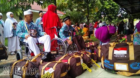 173 CJH Kediri Yang Terkendala Visa Diberangkatkan Ke Embarkasi Haji