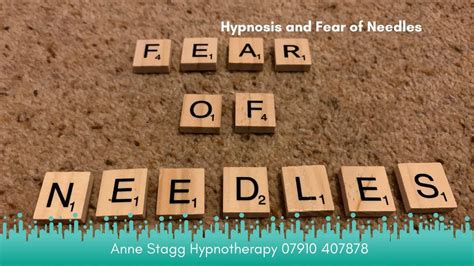 Hypnosis And Fear Of Needles Hypnosis Fear Hypnotherapy