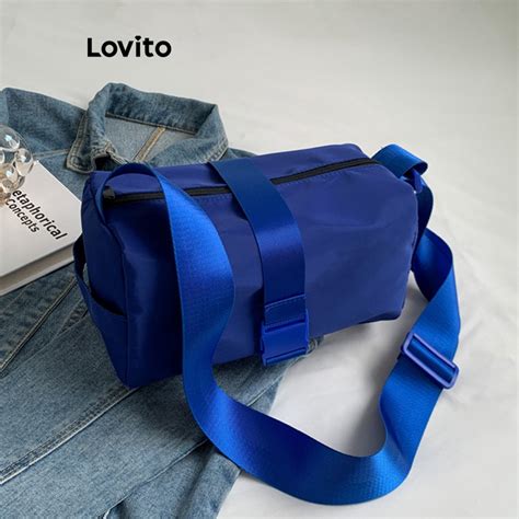 Lovito Bolsa De Ombro Pequena Básica Simples Casual Para Mulheres