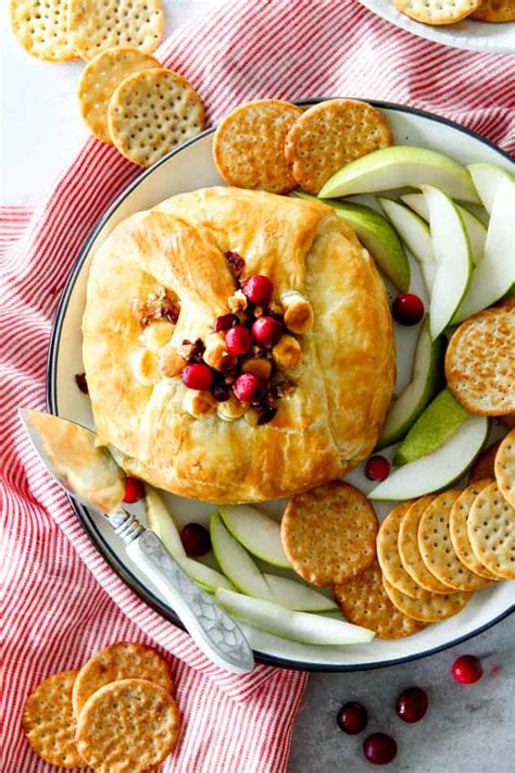 Stuffed Baked Brie In Puff Pastry With Step By Step Photos