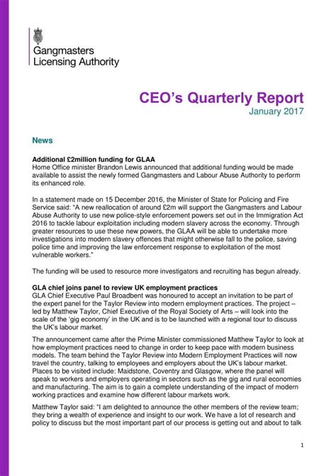 6 Ceo Report Templates Pdf Free And Premium Templates