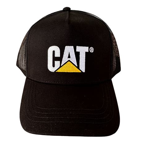 Gorra Cat Original Trucker Cachucha Caterpillar Verde Bordad